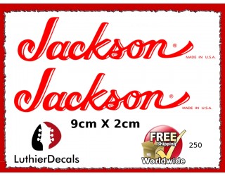 Jackson Guitar Decal 250